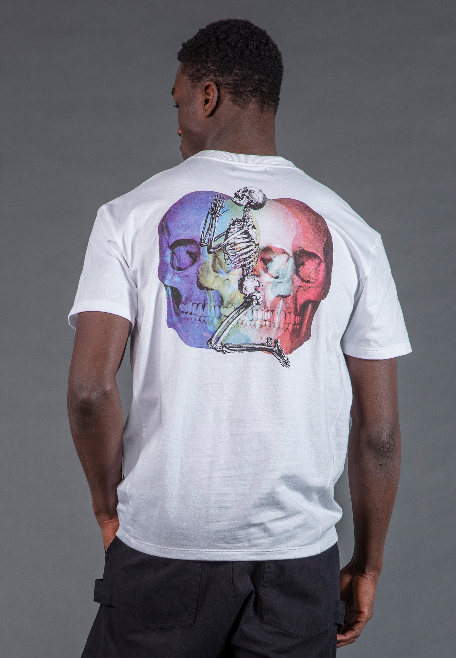 MULTI SKULL T-SHIRT WHITE