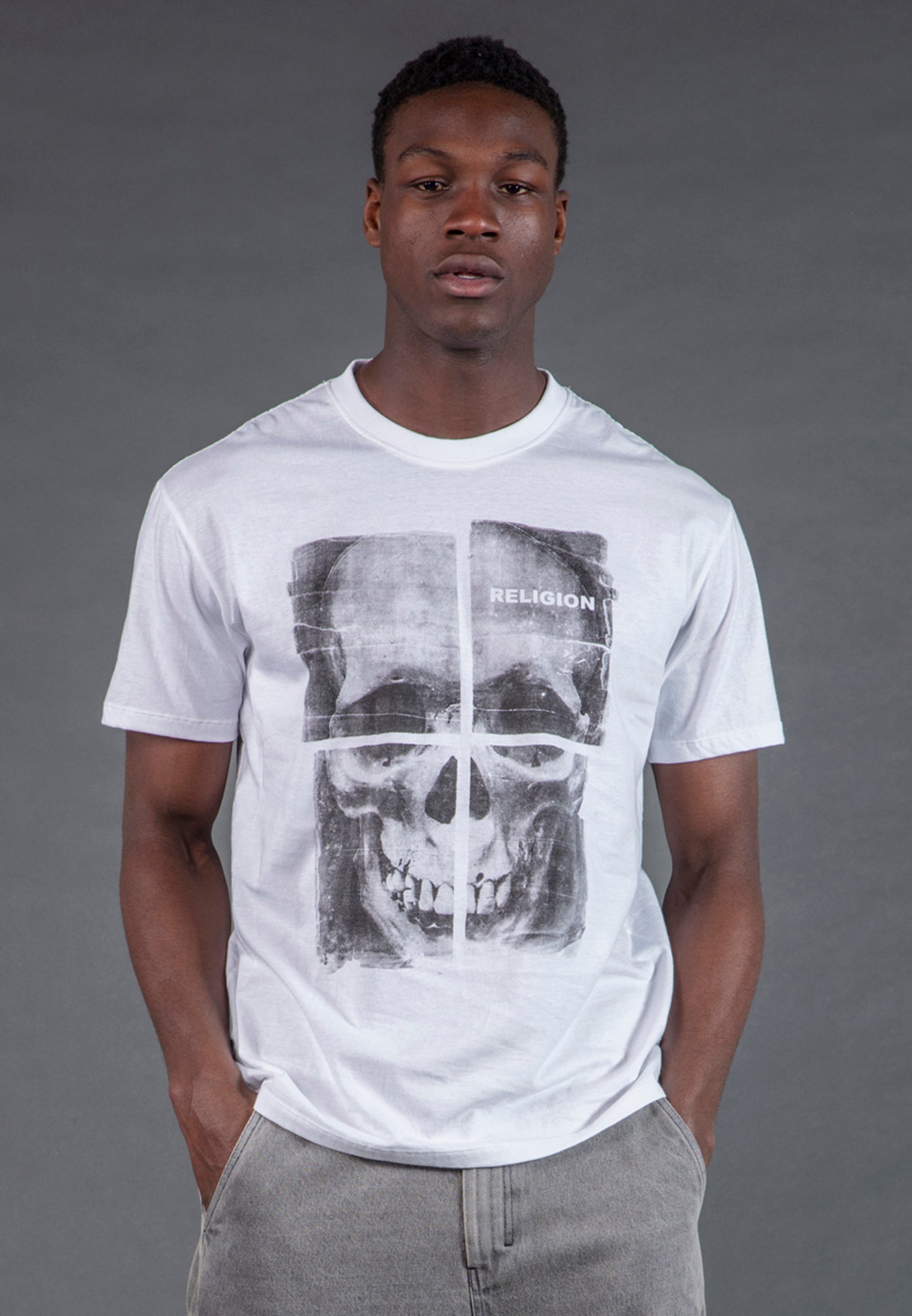 R CROSS T-SHIRT WHITE