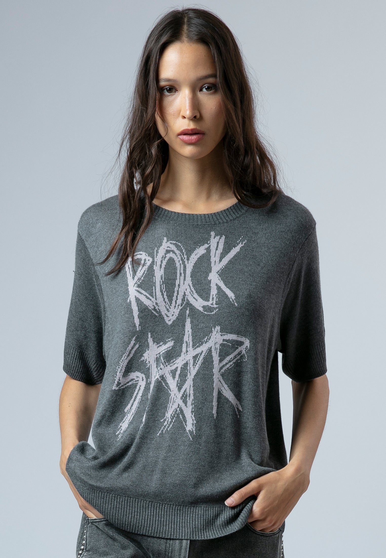 ROSIE JUMPER GREY MARL