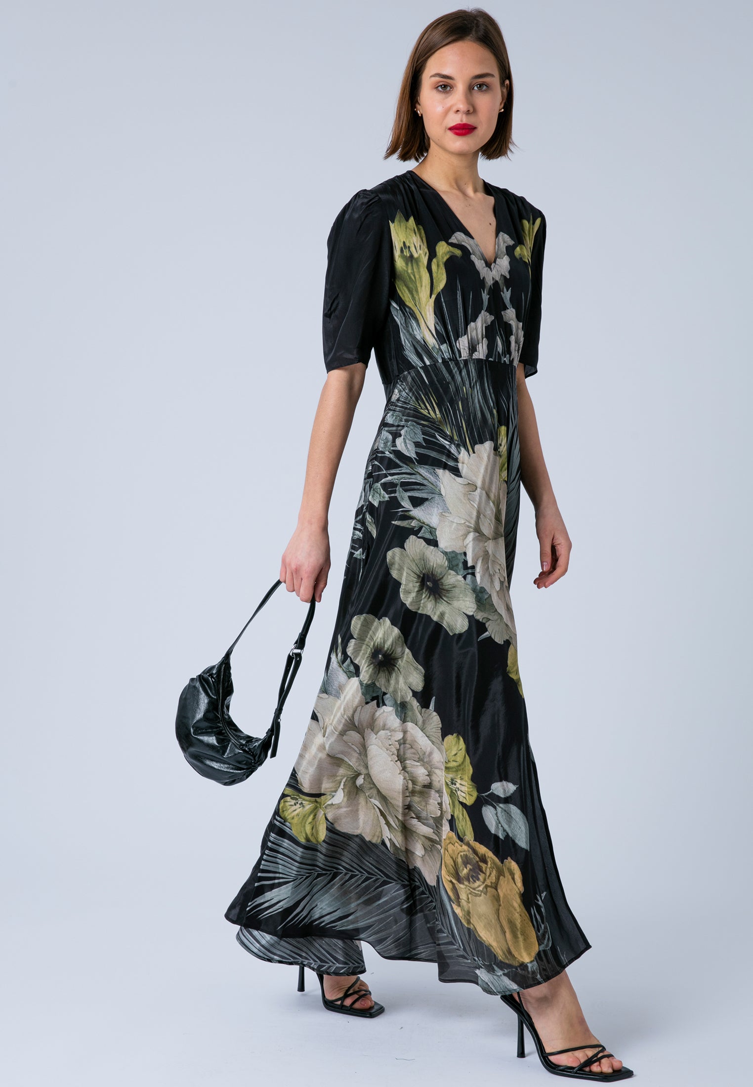 TAYLOR MAXI TEA DRESS CAMELLIA YELLOW