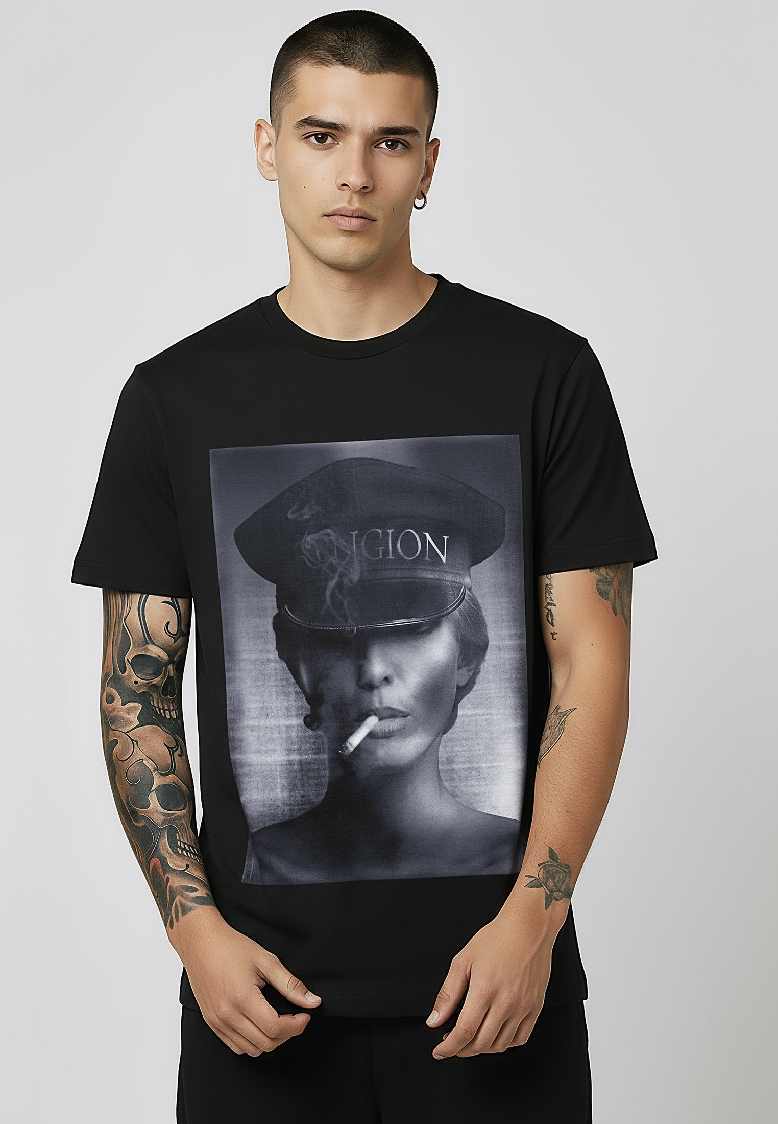 CAPTAIN T-SHIRT JET BLACK