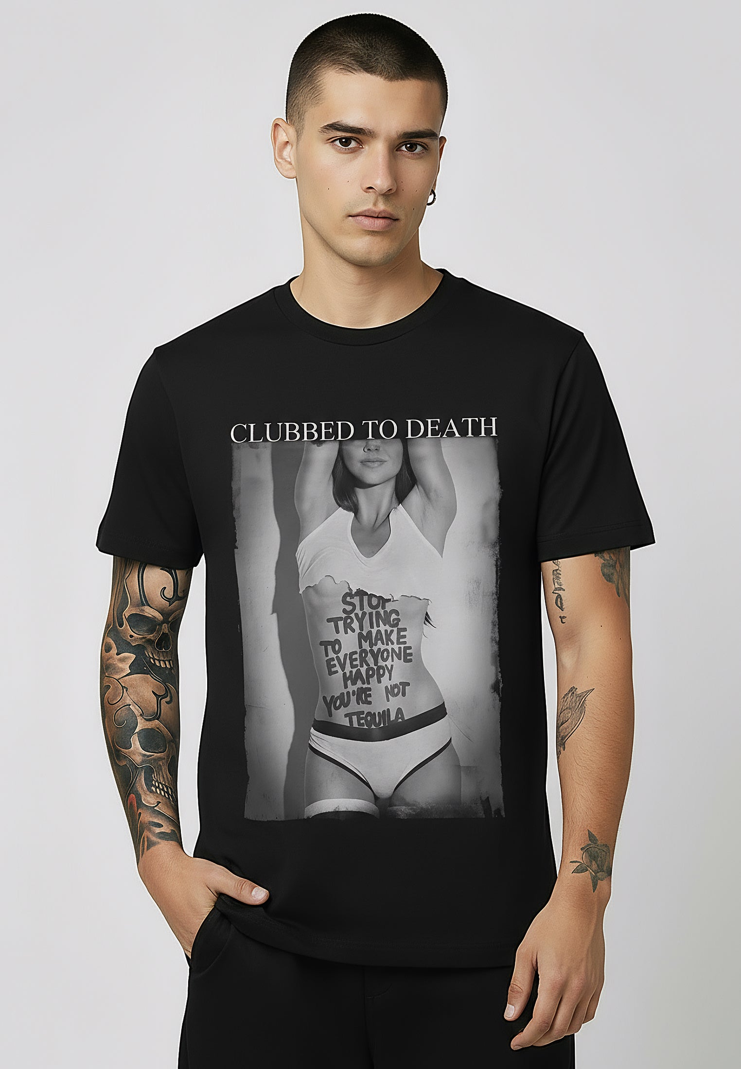 YOU'RE NOT TEQUILA T-SHIRT JET BLACK