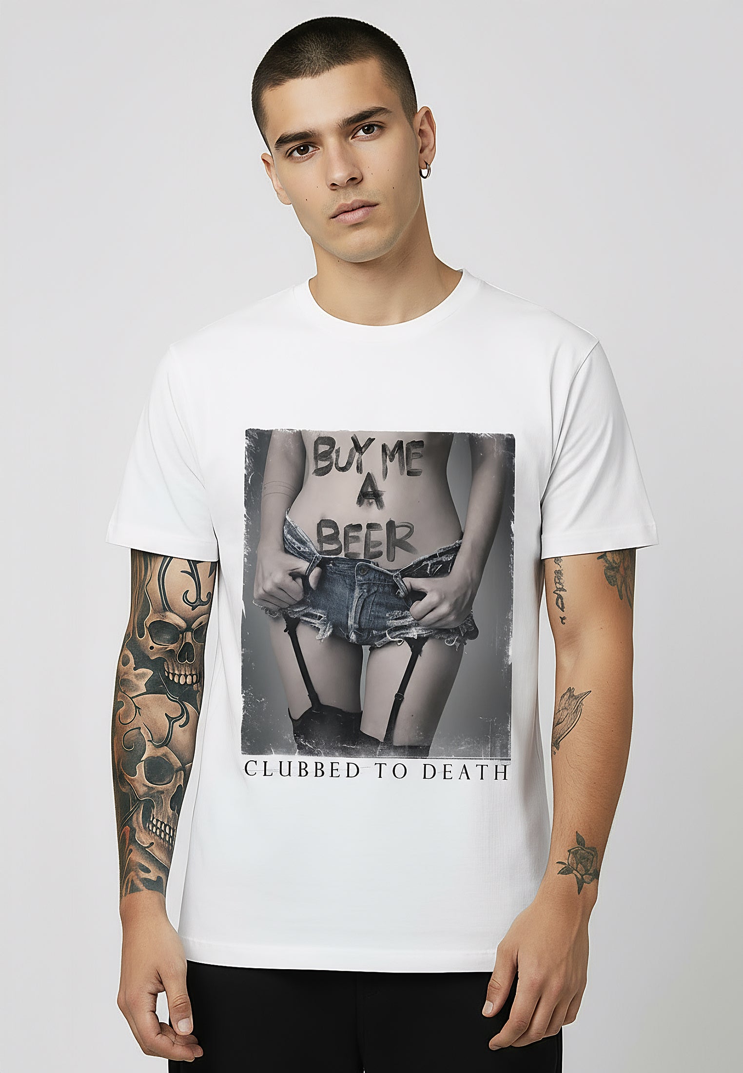 BUY ME BEER T-SHIRT WHITE