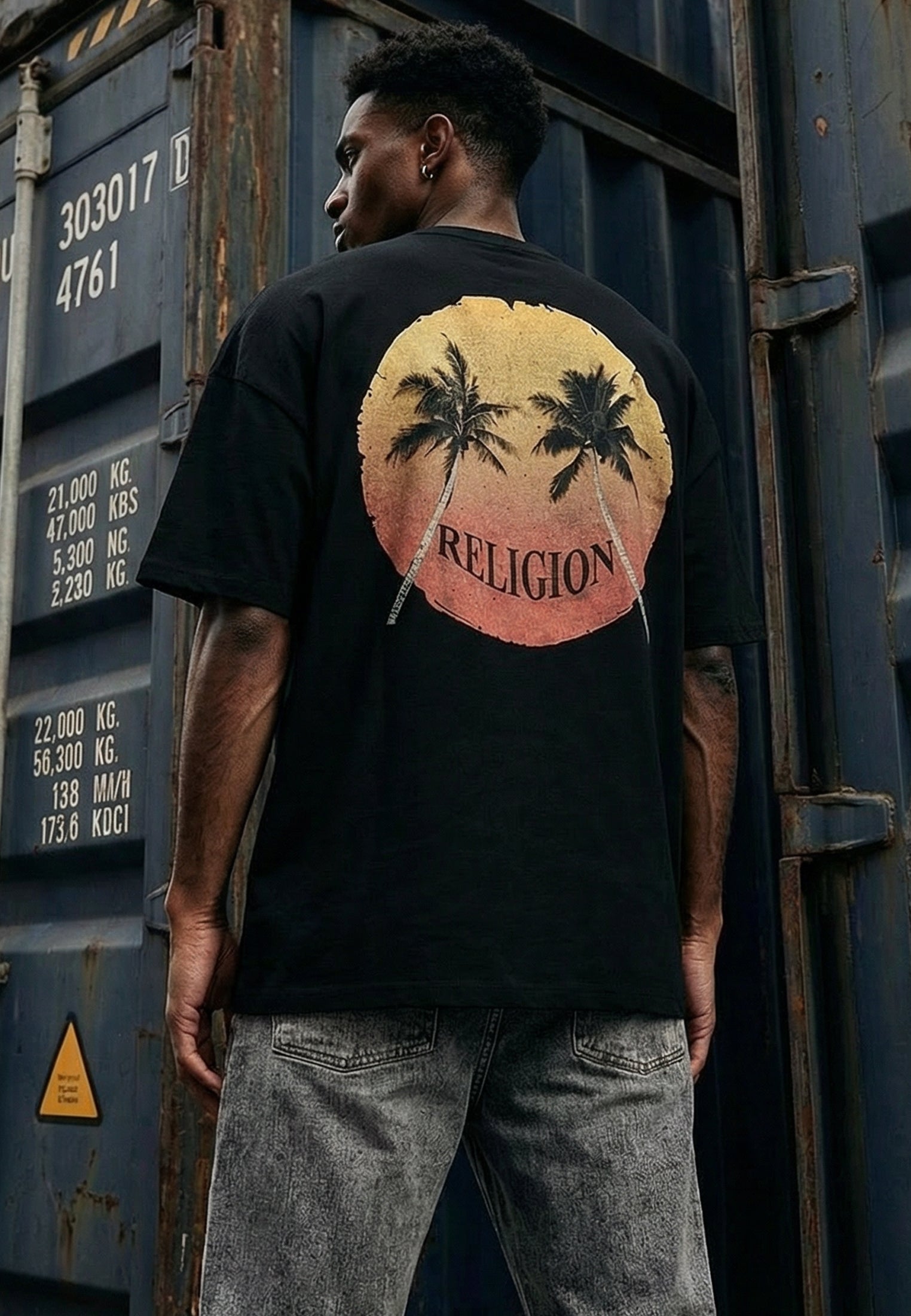 SUNSET T-SHIRT BLACK