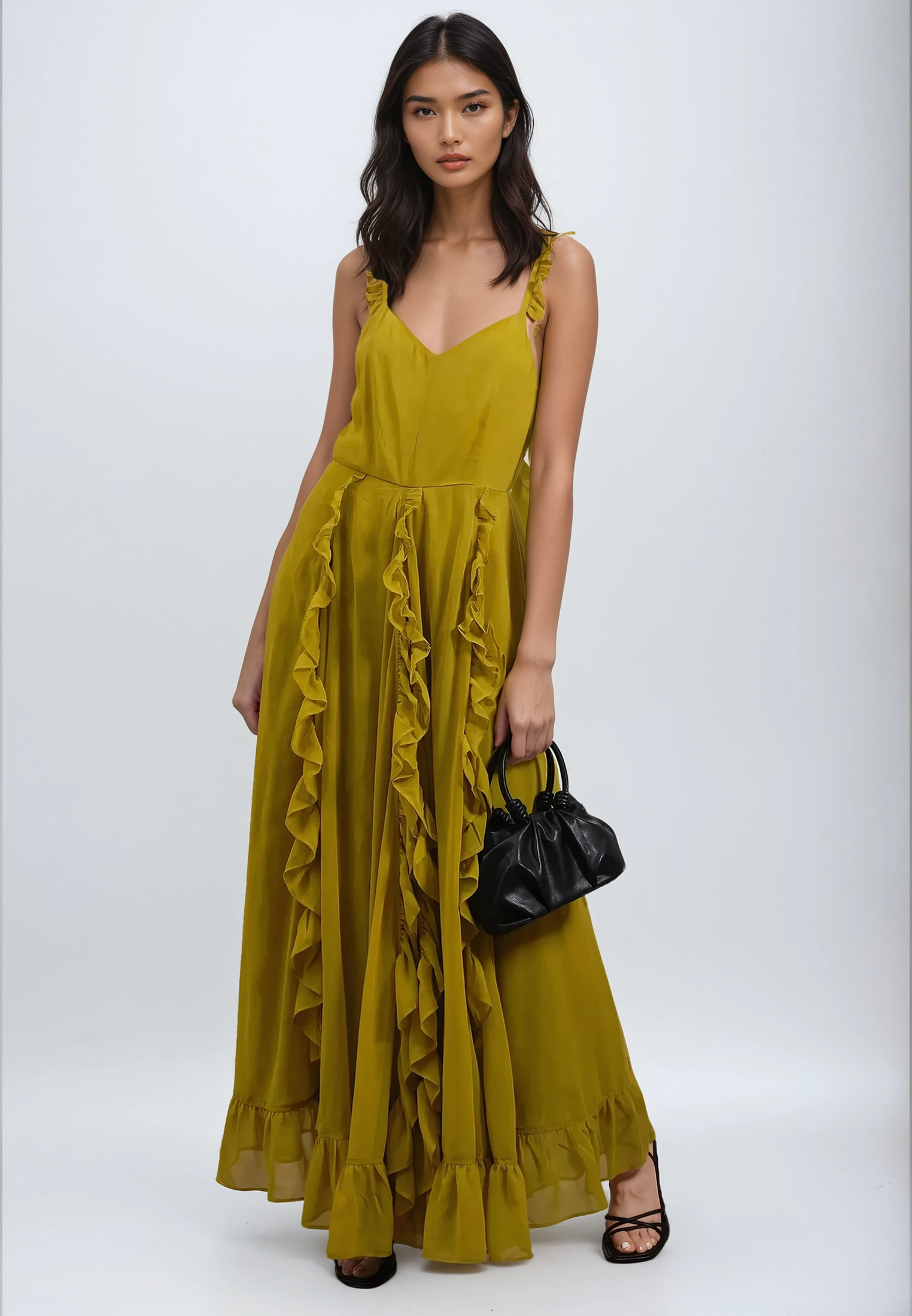 KATE MAXI DRESS OCHRE
