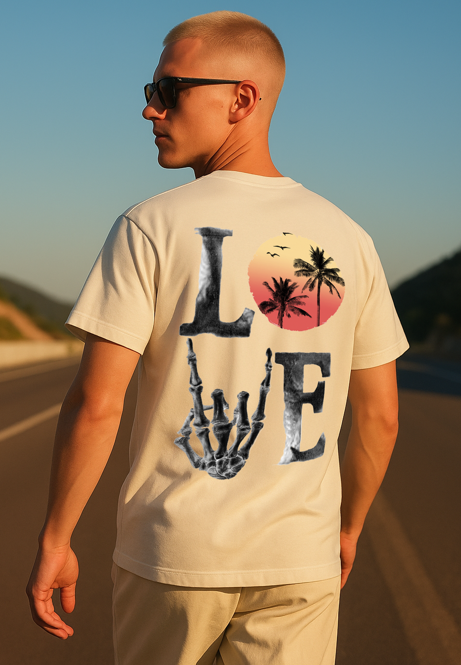 SUMMER LOVE REGULAR FIT T-SHIRT OFF WHITE