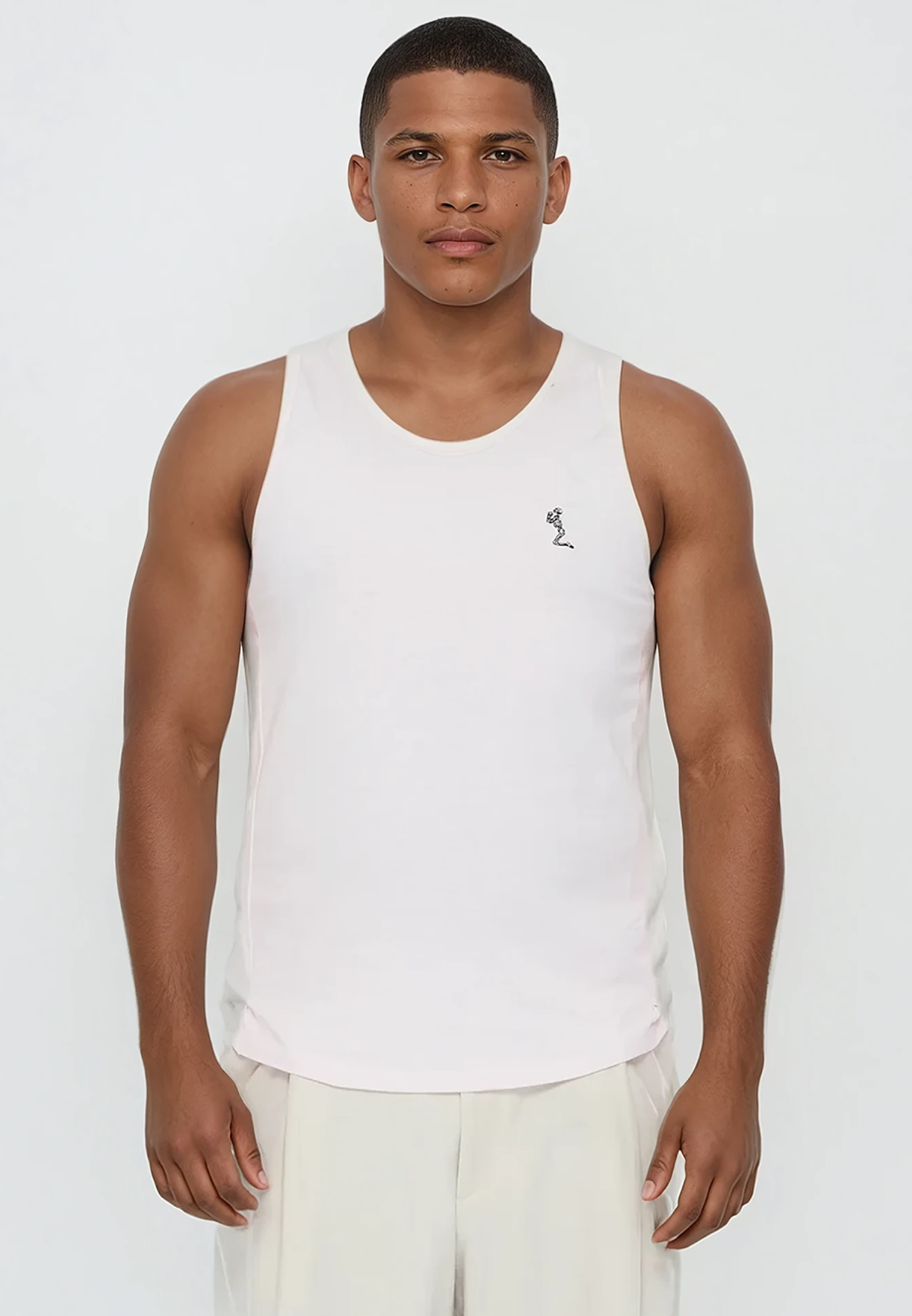 ALBION VEST PALE PINK